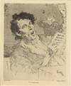 Une fausse note." Original etching and aquatint engraving