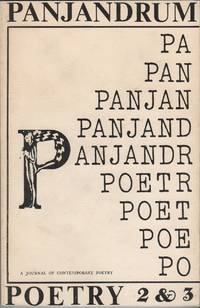 PANJANDRUM 2 & 3: A Double Issue - A Journal of Contemporary Poetry