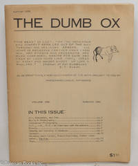 cover of The Dumb Ox: vol. 1, #1, Summer 1976