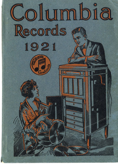 COLUMBIA RECORDS [CATALOG] (1921) Book