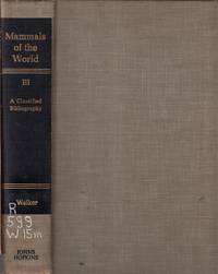 cover of Mammals Of The World: Volume 3 A Classified Bibliography