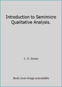 image of Introduction to Semimicro Qualitative Analysis.
