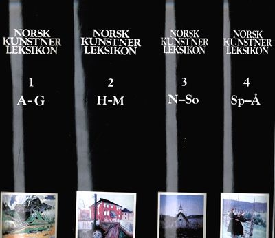 Norsk kunstnerleksikon. Bildende kustnere – arkitekter – kunsthåndverkere. Redigert av Nasjonalgalleriet. 4 bind. (photo 2)