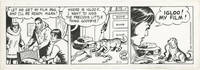 image of Original artwork of 3 consecutive Mark Trail comic strips, February 13 and 14, 1986