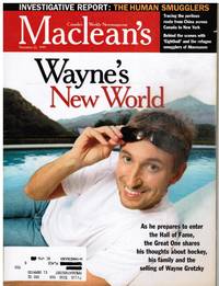 image of Maclean's Magazine: WAYNE GRETZKY