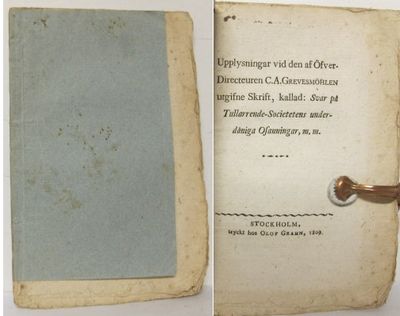 Upplysningar vid den af öfver-directeuren C. A.…
