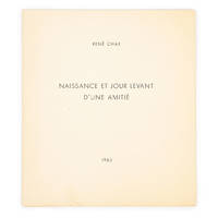 image of Naissance et jour Levant d'une Amitié
