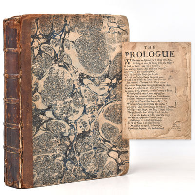 A collection of 10 plays including: Settle's adaptation from Shakespeare "The Fairy Queen;" iv, 52 pp. [London, 1692-3]; "The Rover: or the Banish'd Cavaliers" pp. 84 [London, 1709]; Crowne's "Caligula, a Tragedy," pp. 54 [London, 1698]; Wycherley's "The Gentleman Dancing-Master" pp. 68 [London 1702]; Dryden and Lee's "The Duke of Guise...to which is added A Vindication of the Play by Mr. Dryden" pp. 64 [London, 1699]; Otway's "Titus and Berenice," pp. 26 [London, 1701]; "The Cheats of Scapin" pp. 24; Buckingham's "The Chances" pp. 56 [London, 1705]; Otway's "Don Carlos...Fifth edition" pp. 56 [London, 1704]; "Arsinoe, Queen of Cyprus