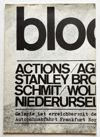 Bloomsday 64. Actions / Agit-Pop / Dé-collage /…