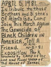 In Tribute to those Brothers and Sisters of Atlanta Ga