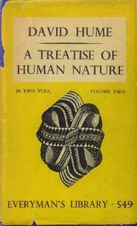 image of A Treatise of Human Nature; In Two Volumes (Volume Two Only) Everyman's Library 549