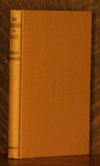 THE ESSENTIALS OF LOGIC, BEING TEN LECTURES ON JUDGMENT AND INFERENCE by Bernard Bosenquet - Hardcover - Later printing - 1960 - from Andre Strong Bookseller (SKU: 19057)