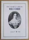 The Turnbull Library Record Volume 37