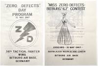 USAF "Zero Defects" 1967 Day Program with "Miss Zero Defects" Beauty Contest