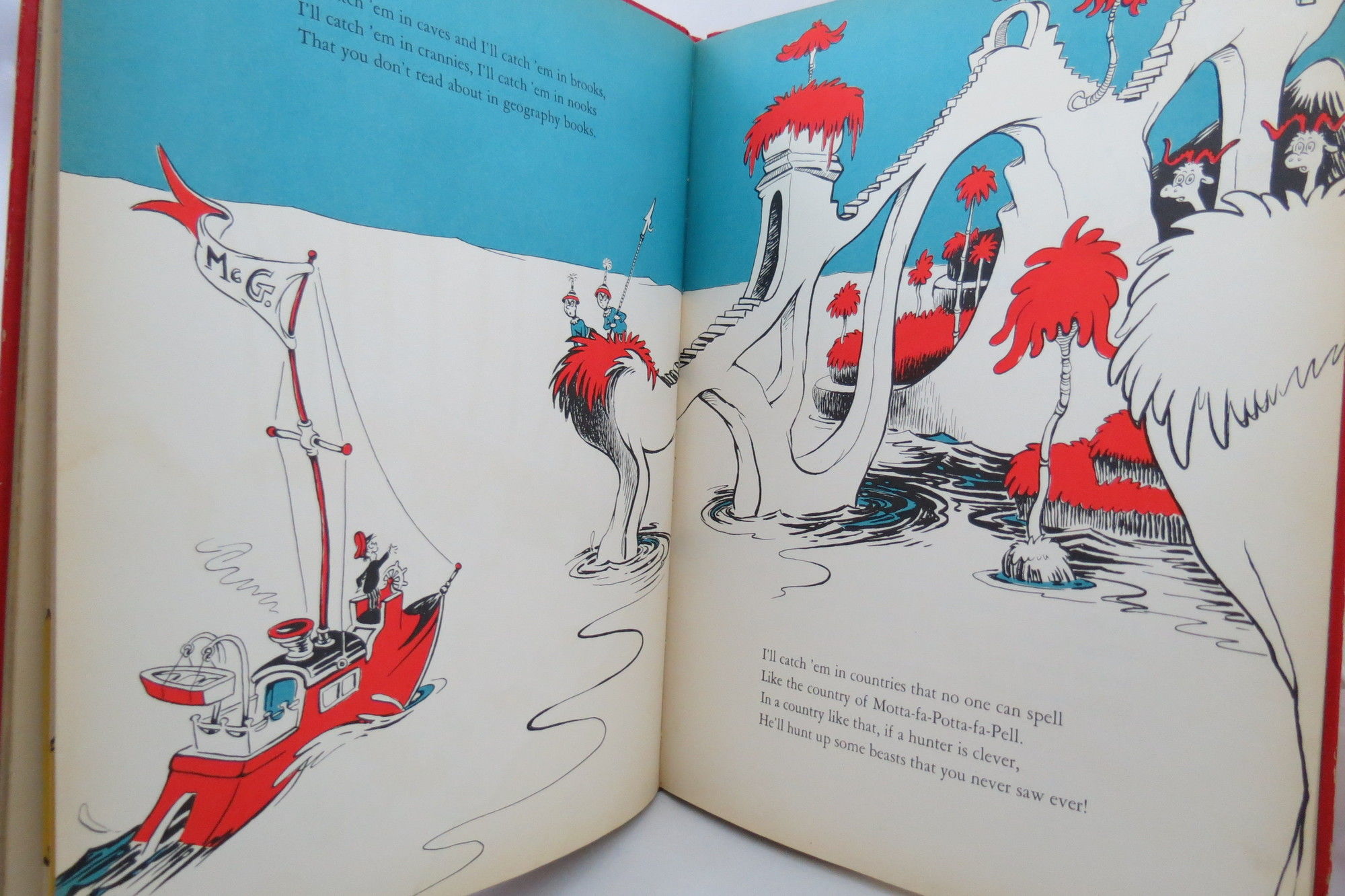IF I RAN THE ZOO by Dr Seuss - First Edition; Second Printing - 1950 ...