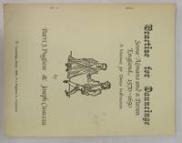 image of Practise for Dauncinge: Some Almans and a Pavan England 1570-1650: A Manual for Dance Instruction