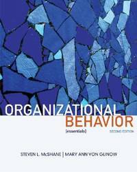 Organizational Behavior by Mary Ann Von Glinow; Steven Lattimore McShane - 2008