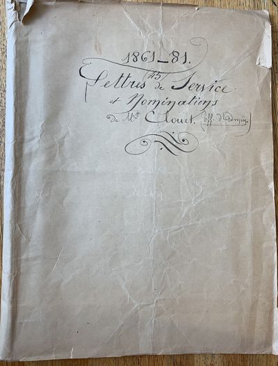 Papers of Emile-Victor Clouet, an Administrator in the French Hospital Corps, including items relating to his service in Mexico, with the Corps Expeditionnaire du Mexico, and later in Algeria, 1861-1881