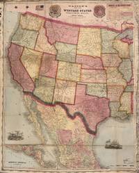 Watson's New Map of the Western States Territories, Mexico, and Central America