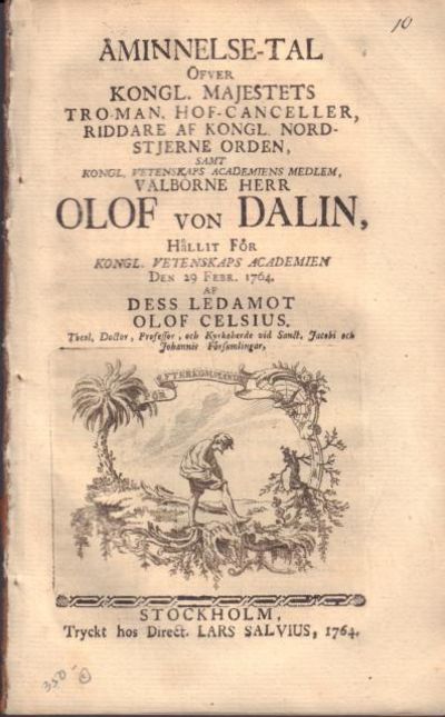 Åminnelse-tal öfver kongl. majestets tro man, hof…