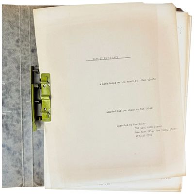 Play It as It Lays: A Play Based on the Novel by Joan Didion