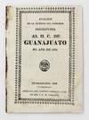 Analisis de la Memoria del Gobierno Presentado al H.C. de Guanajuato el Año de 1828