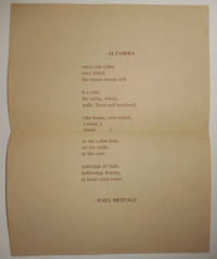 Altamira (Poetry Broadside)