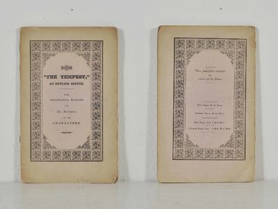 ”The tempest,” an outline sketch of the play by…