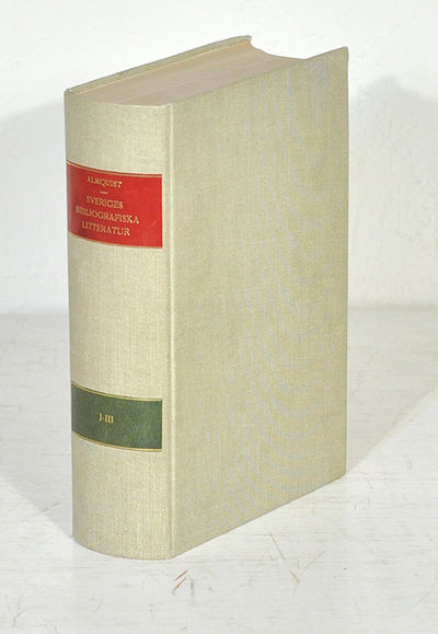 Sveriges bibliografiska litteratur. I-III.