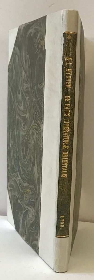 De fatis literaturae orientalis in Svecia. Diss.