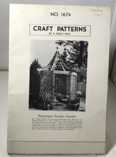 Craft Patterns No. 1674 (picturesque Garden Gazebo) by Hall Craft Patterns No. 1674 (picturesque Garden Gazebo) by Hall