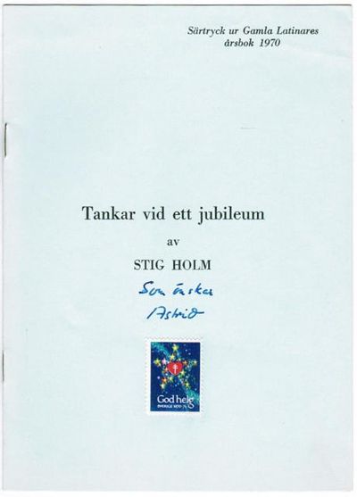 Tankar vid ett jubileum.