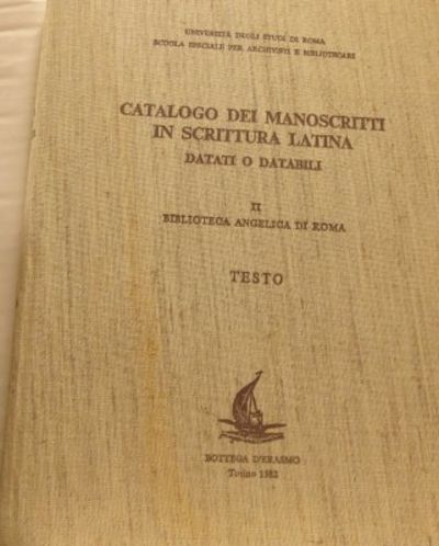 Catologo dei manoscritti in scrittura latina…