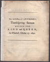 A sermon preached before the King and Queen at White-Hall, the 27th of October, being the day appointed for a publick thanksgiving to Almighty God, for the signal victory at sea: For the preservation of His Majesty's sacred person, and for his safe return to his people.