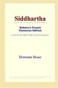 image of Siddhartha (Webster's French Thesaurus Edition) (French Edition)