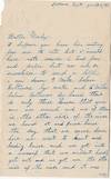 1887 ORIGINAL MANUSCRIPT LETTER HANDWRITTEN BY AN ITINERANT NEAR ILLITERATE THOUGH WONDERFULLY DESCRIPTIVE TRAVELER