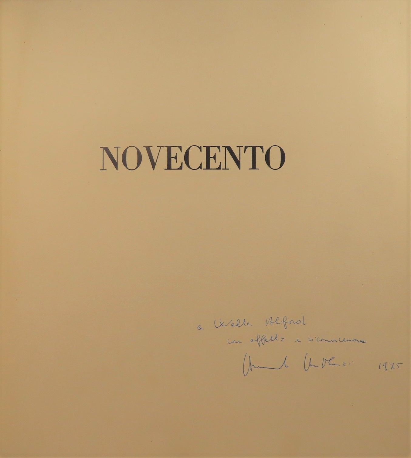 NOVECENTO (1900) (inscribed by Bertolucci)