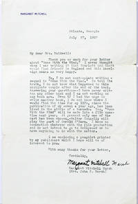 image of Typed Letter Signed [