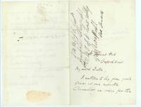 Draft Autograph Letter in the third person to Gervas Wasse, (Arthur Wellesley, Duke of, 1769-1852, Field Marshal & Statesman)