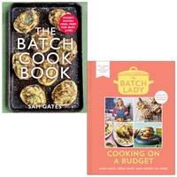 The Batch Cook Book & The Batch Lady Cooking on a Budget 2 Book Set – Easy Meal Prep & Batch...