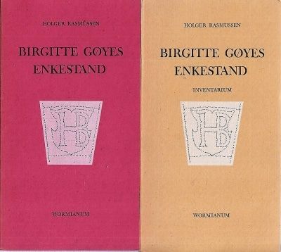 Birgitte Gøyes Enkestand + Inventarium