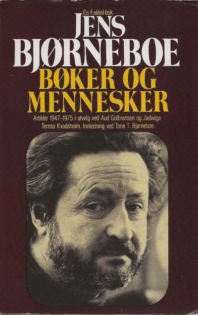 Bøker og mennesker. Artikler 1947-1975
