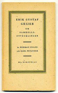 Erik Gustaf Geijer om samhällsutvecklingen.