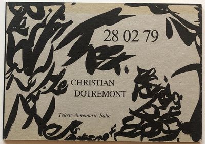 Christian Dotremont. Tegninger. Regninger.