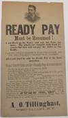 READY PAY MUST BE RESUMED! I AM HARD UP FOR MONEY AND CAN NOT TRUST ANY MORE. THE WHEELS ARE CLOGGED WITH GOOD ACCOUNTS BUT THEY WILL NOT PAY MY DEBTS OR BUY GOODS..