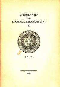 Meddelanden från Riksheraldikerämbetet V. 1936.