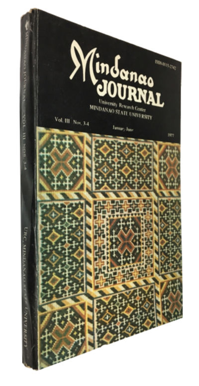 On the Codification of Muslim Customary (ADAT) and Qur'Anic Laws: Papers of the Sixth Annual Seminar on Islam in the Philippines and Asia, September 20-23, 1973 Ateneo de Davao College Davao City with Introduction by Alfredo T. Tiamson