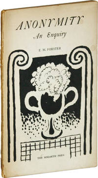 Anonymity by FORSTER, E.M. [Edward Morgan] - 1925