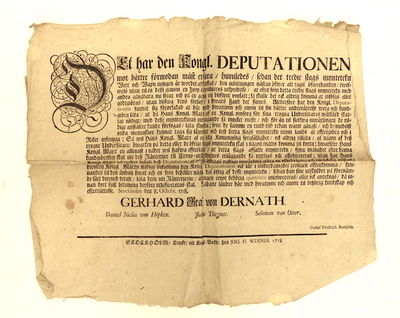 Det har den kongl. deputationen mot bättre…