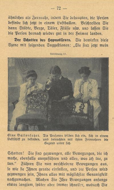 Vollständiger Lehrkursus des Hypnotismus in allen seinen Phasen und verwandten Erscheinungen. Hauptkursus. D argestellt in ganz eigenartigen, unbedingt fasslichen und zuverlässigen Lektionen, Methoden und Belehrungen nach dem Ergebnis jahrelanger Erfahrungen auf dem Gebiete des Unterrichtswesens im Hypnotismus usw. Allgemeinverständlich bearbeitet von (...), Psycholog. Enthaltend : Über 100 hochinteressante Szenen und 40 photographische Abbildungen. Vierte, verbesserte Auflage. (photo 2)